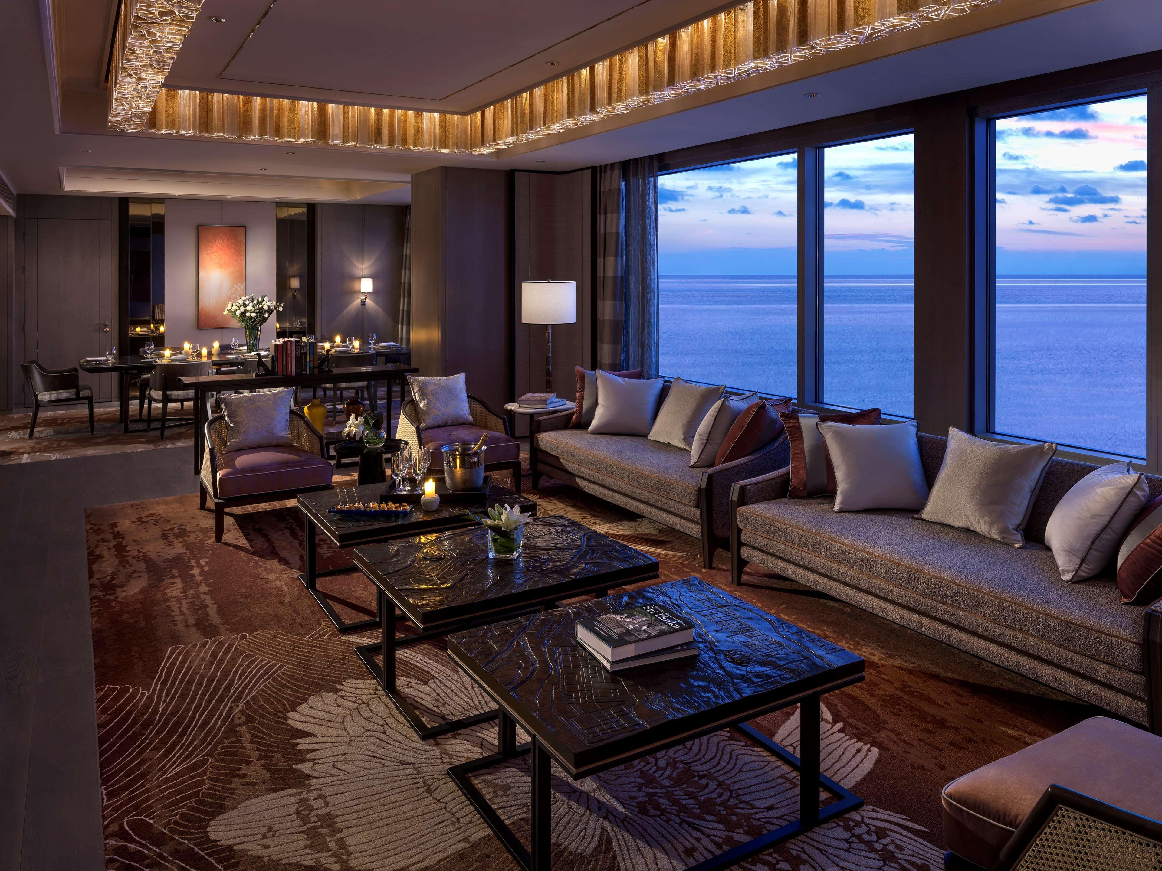 Shangri-La Kolombo Exteriér fotografie The living room of a Presidential Suite