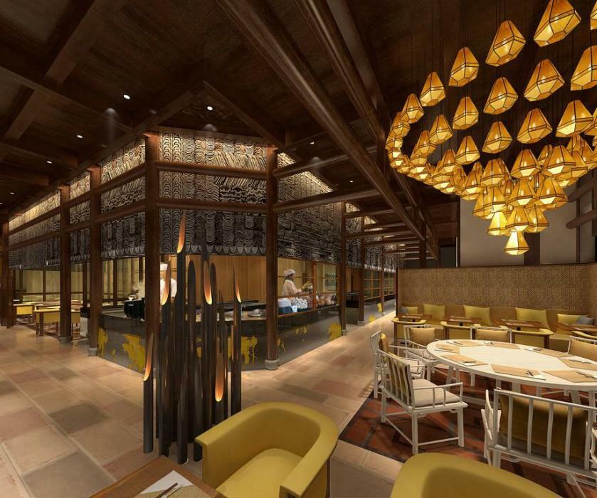 Shangri-La Kolombo Exteriér fotografie The interior of the restaurant