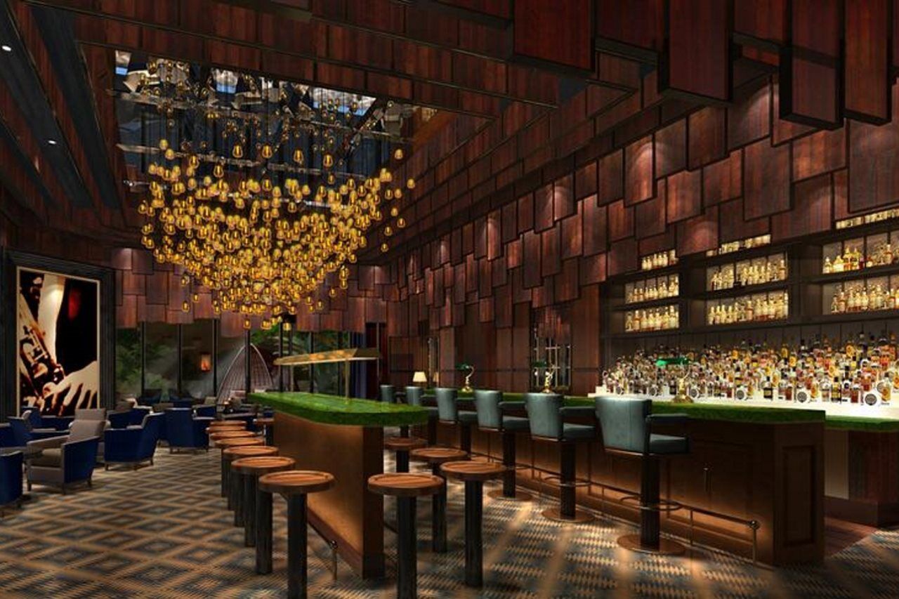 Shangri-La Kolombo Exteriér fotografie The bar at the 1919