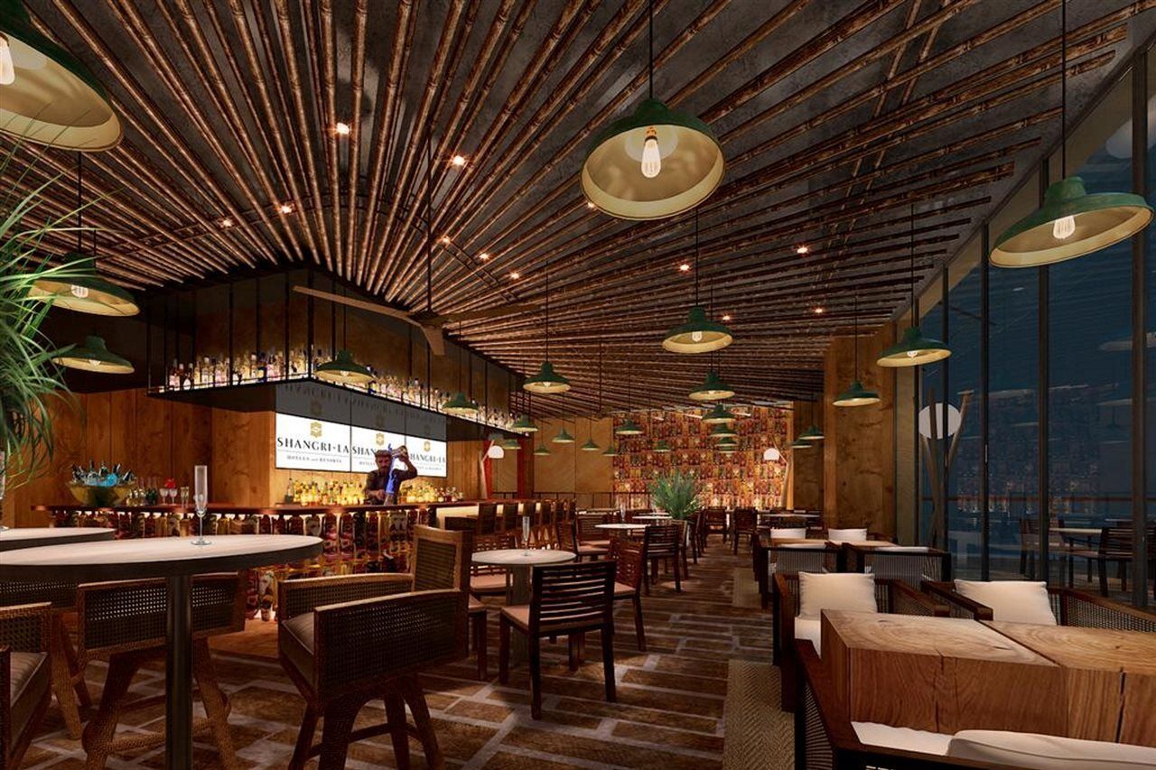 Shangri-La Kolombo Exteriér fotografie Interior of the restaurant