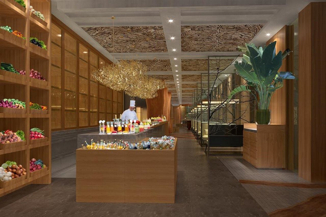 Shangri-La Kolombo Exteriér fotografie 3D rendering of a restaurant